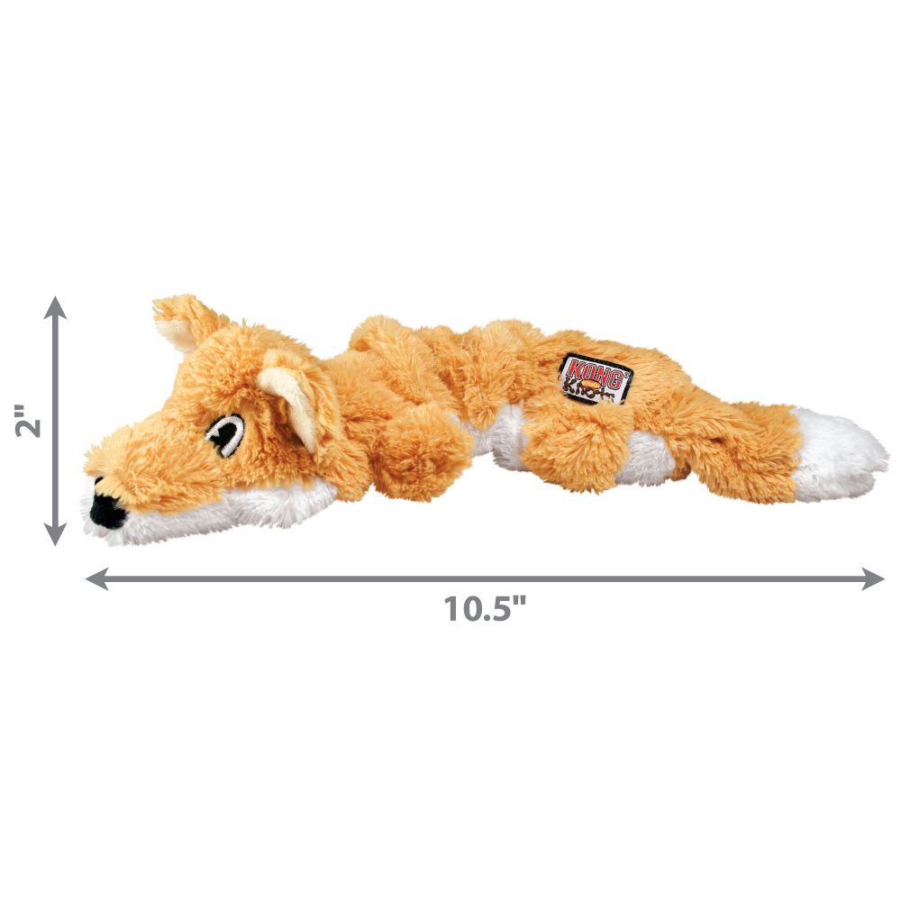 Kong Scrunch Knots Fox Small/Medium - Juguetes para Perros