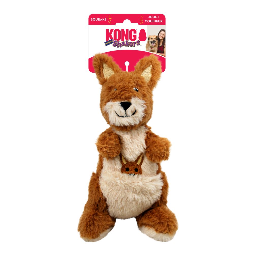 Kong Shakers Passports Kangaroo Medium - Juguetes para Perros