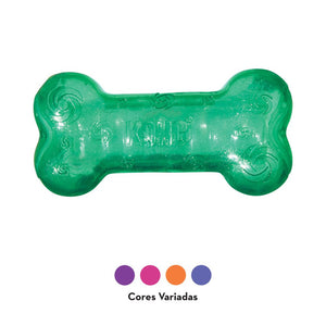 Kong Squeezz Crackle Bone - Juguetes para Perros