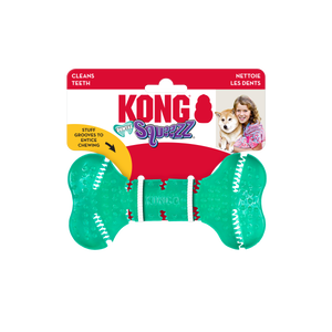 Kong Squeezz Dental Bone Medium - Juguetes para Perros