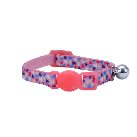 Li'l Pals Elastic Kitten Collar Hearts - Collares para Gatos