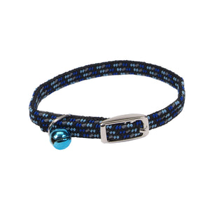 Li'l Pals Elasticized Collar with Reflective Threads Azul - Collares para Gatos