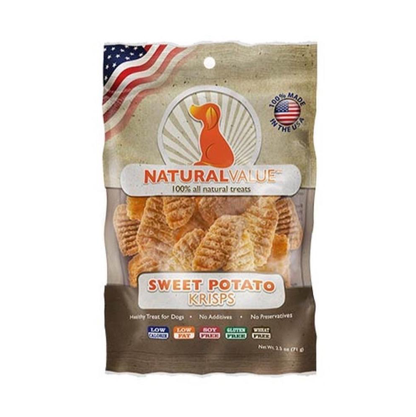 Natural Value Sweet Potato Krisps - Snacks para Perros