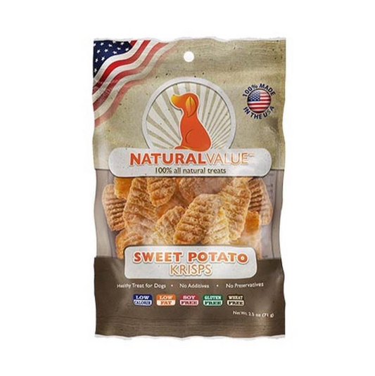 Natural Value Sweet Potato Krisps - Snacks para Perros