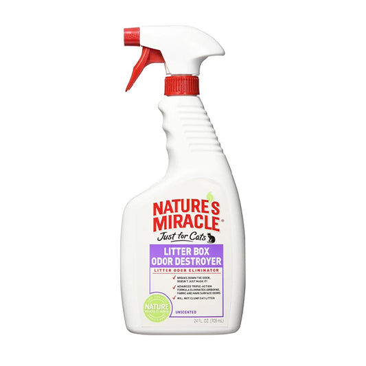 Nature's Miracle Destructor de Olores para Arenera Sin Perfume
