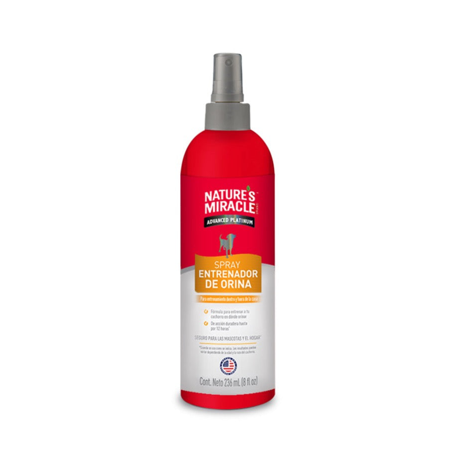 Nature's Miracle Spray Entrenador de Orina para Perro Comportamiento Petit Paws