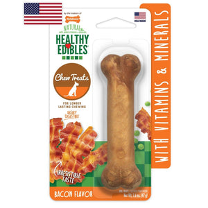 Nylabone Healthy Edibles Long Lasting Bacon - Snacks para Perros