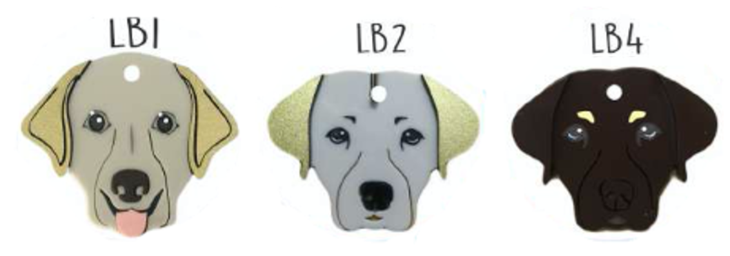 Placa de Identificación Labrador - Placas de Identificación para Perros