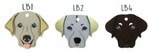 Placa de Identificación Labrador - Placas de Identificación para Perros