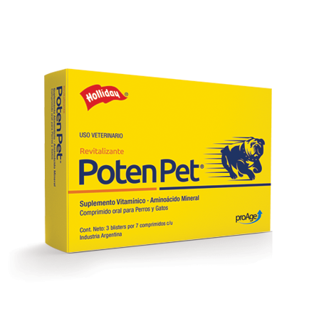Poten Pet Pro Age (21 Comprimidos) - Medicamentos para Perros y Gatos