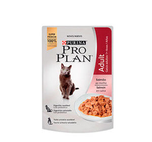 Pro Plan Pouch Gato Adulto Salmón - Alimento Húmedo para Gatos