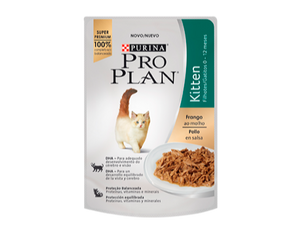 Pro Plan Pouch Kitten Pollo en Salsa - Alimento Húmedo para Gatos