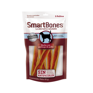 SmartBones Palitos de Pollo Sin Artificiales - Snacks para Perros