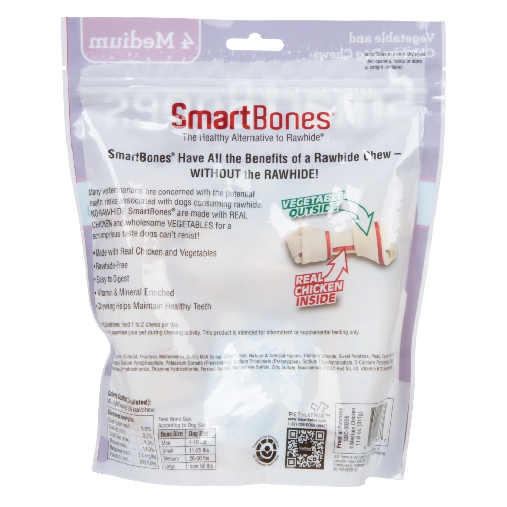 Smartbones Pollo Medium - Snacks para Perros