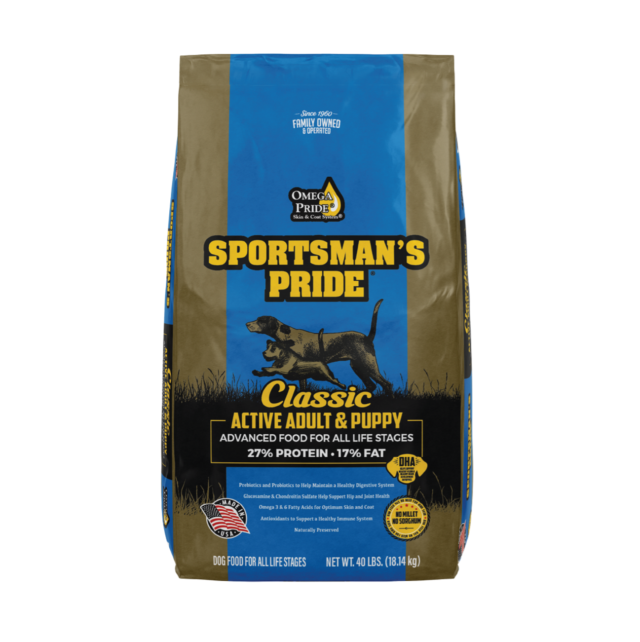 Sportsman's Pride Classic Active Adult and Puppy - Comida para Perros