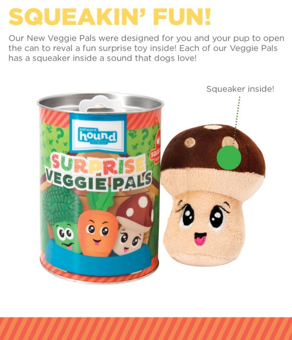 Surprise Veggie Pals - Juguetes para Perros