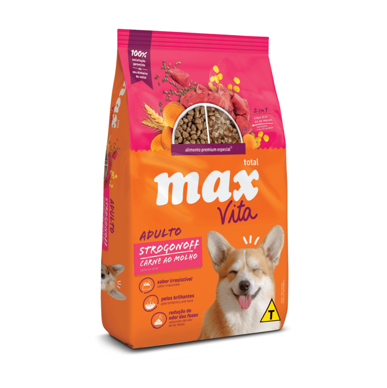 Total Max Vita Adulto Strogonoff Carne y Salsa - Comida para Perros