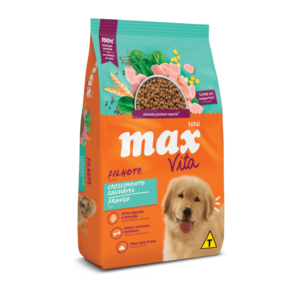 Max Vita Cachorros Crecimiento Saludable Pollo - Comida para Perro