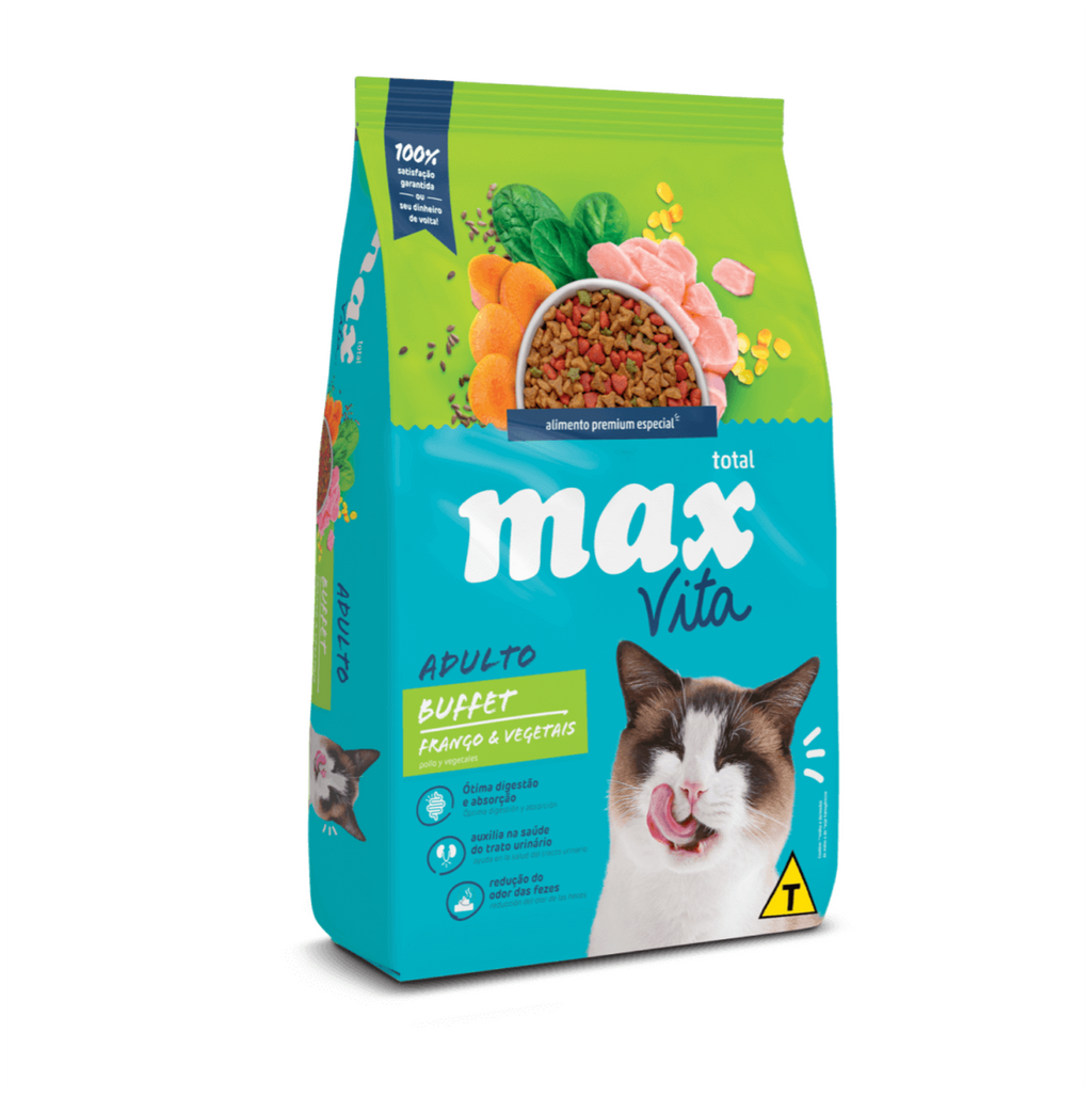 Total Max Vita Gato Adulto Buffet Pollo y Vegetales - Comida para Gato