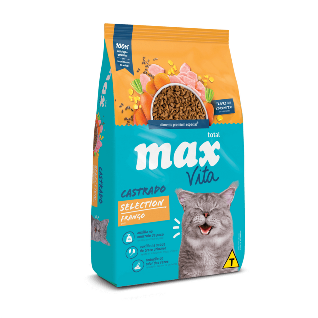 Total Max Vita Gato Castrado Selection Pollo - Comida para Gatos