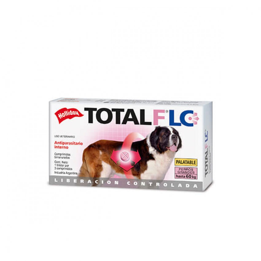 Total FLC Perros Razas Grandes (3 Comprimidos) a domicilio en Bogotá