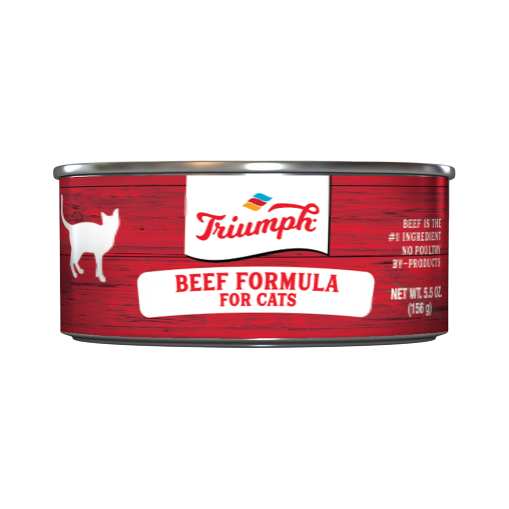Triumph Beef Formula para Gatos - Alimento Húmedo para Gatos