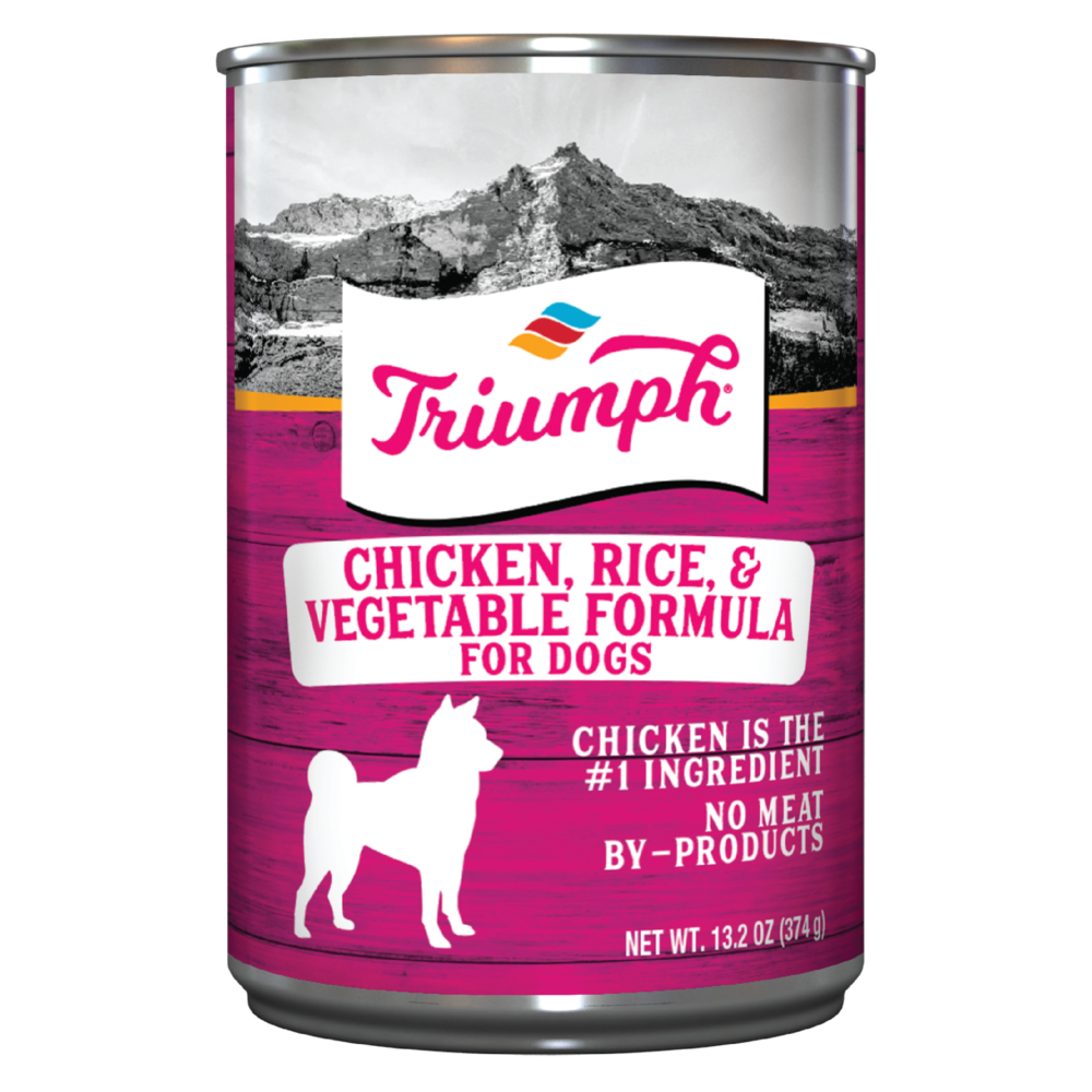 Triumph Chicken, Rice and Vegetable Formula- Alimento Húmedo para Perros