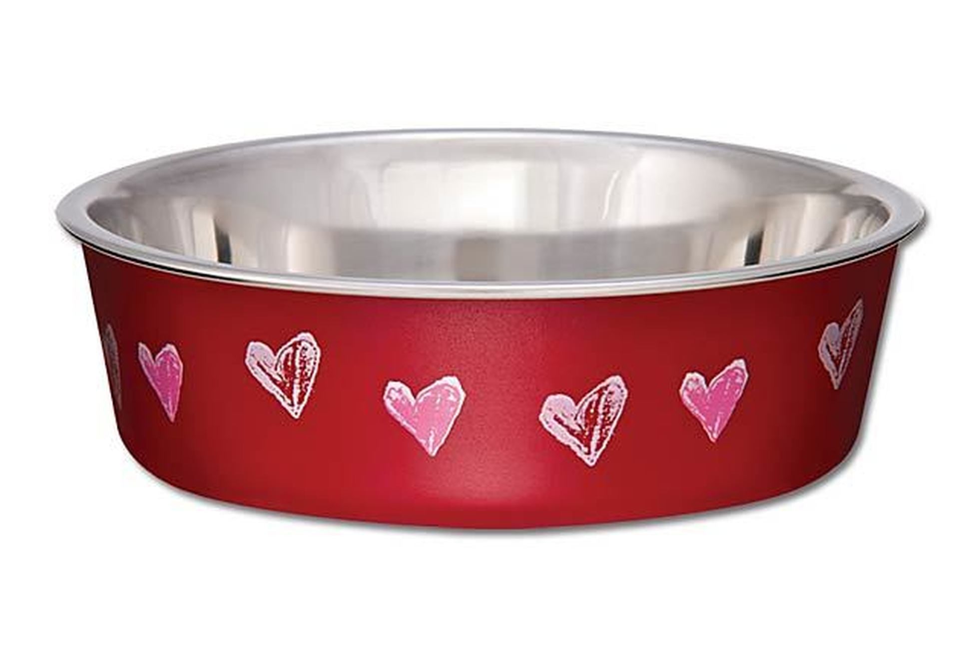 Valentine Red Hearts Bowl - Comederos para Gatos