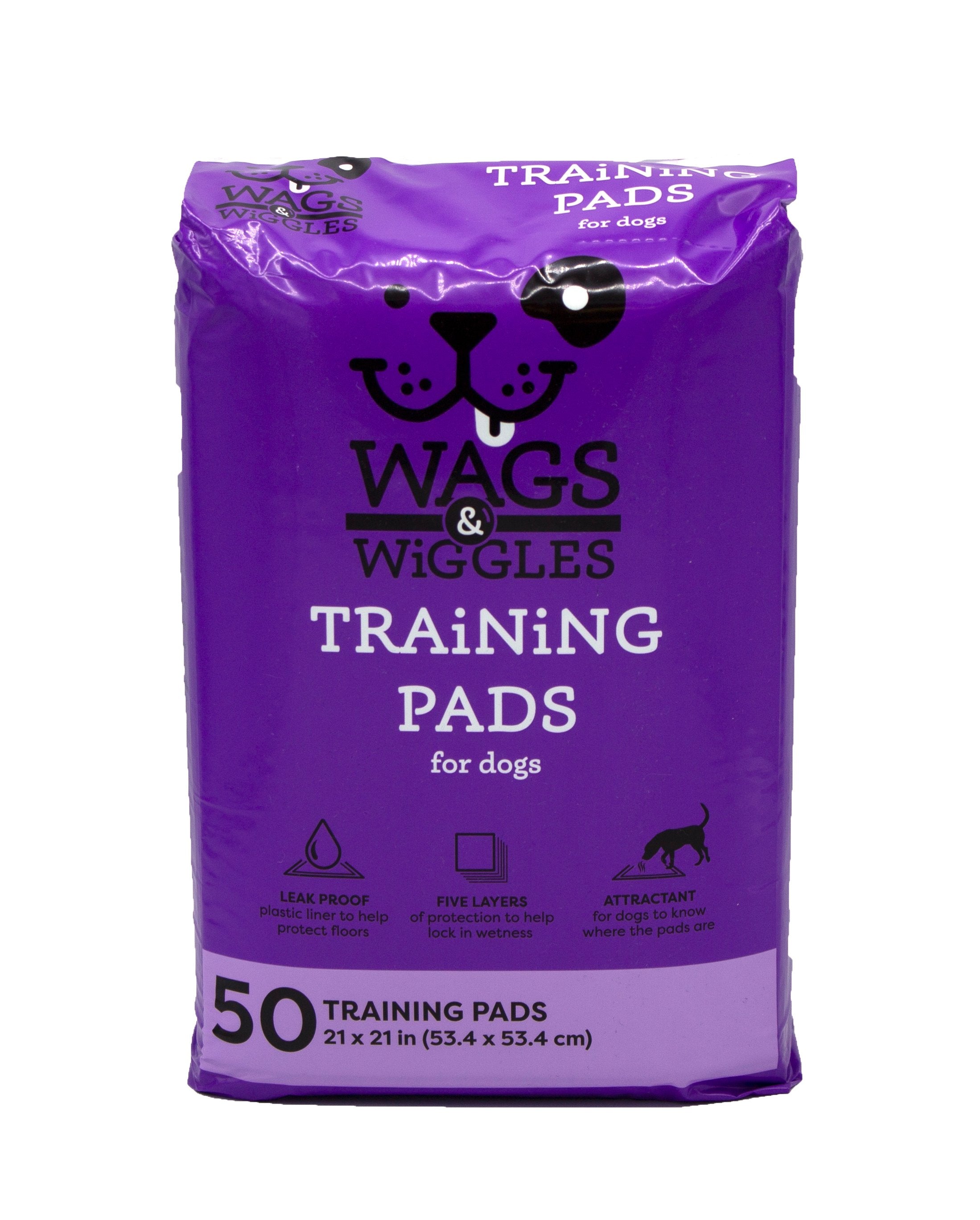 Wags & Wiggles Training Pads - Tapetes Absorbentes de Entrenamiento