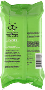 Whiskers & Wiggles Paños Húmedos para Gatos