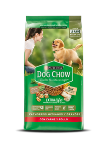 Dog Chow Cachorros Medianos y Grandes - Alimento para Perros