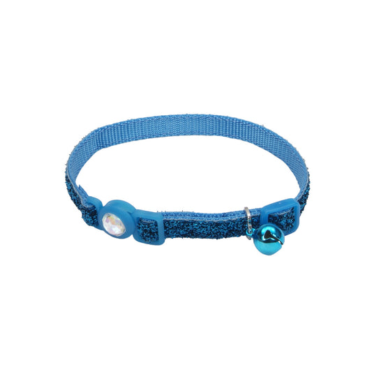 Coastal Adjustable Cat Collar with Glitter Blue - Collar para Gatos