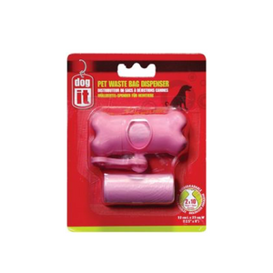 Dispensador Bolsas Hueso Rosado DogIt para Perros