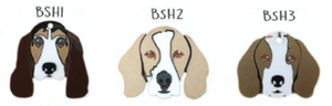 Placa de Identificación Basset Hound Sam Pet - Placa de Identificación para Perros