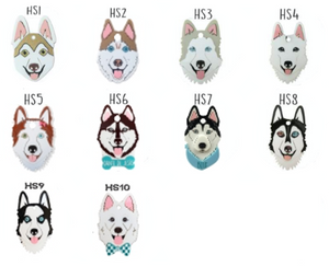 Placa de Identificación Husky Sam Pet - Placa de Identificación para Perros