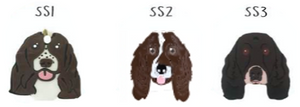 Placa de Identificación Springer Spaniel Sam Pet - Placa de Identificación para Perros