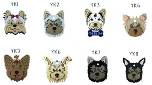 Placa de Identificación Yorkie - Placas de Identificación para Perro