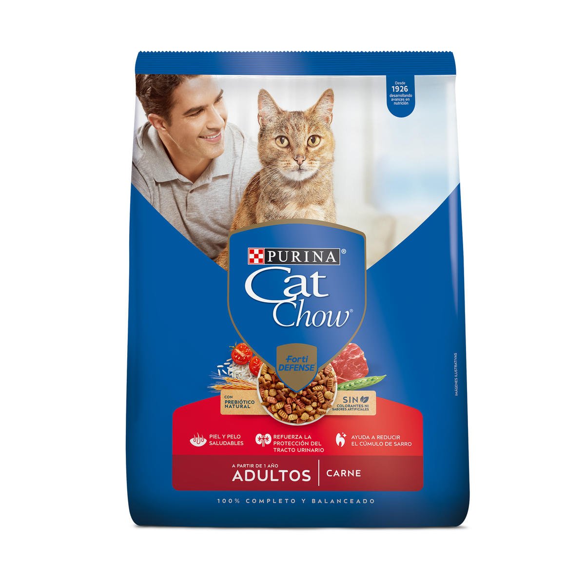 Purina Cat Chow Adultos Activos Carne - Alimento para Gatos
